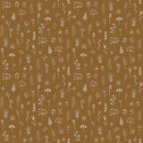 York Tatula Chestnut Floral Wallpaper