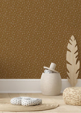 York Tatula Chestnut Floral Wallpaper