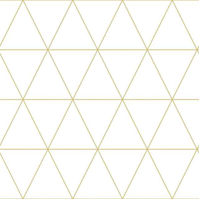 York Leda Metallic Geometric Wallpaper