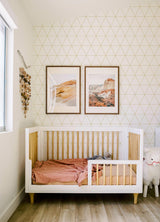 York Leda Metallic Geometric Wallpaper