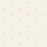 York Bea Light Pink Crowns Wallpaper