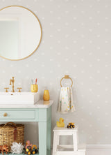 York Bea Silver Crowns Wallpaper