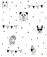 York Orlow Pink Llama Wallpaper