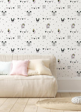 York Orlow Pink Llama Wallpaper