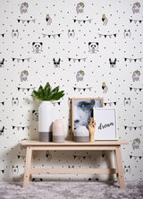 York Orlow Pink Llama Wallpaper