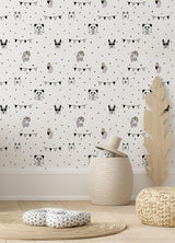 York Orlow Pink Llama Wallpaper