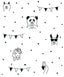 York Orlow Black Llama Wallpaper