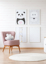 York Love & Hearts Pink Script Wallpaper