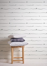 York Love & Hearts Black Script Wallpaper