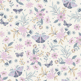York Zev Pink Butterfly Wallpaper