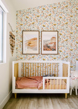 York Zev Coral Butterfly Wallpaper