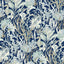 York Kelp Garden Navy Tropical Reef Wallpaper