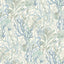York Kelp Garden Light Blue Tropical Reef Wallpaper
