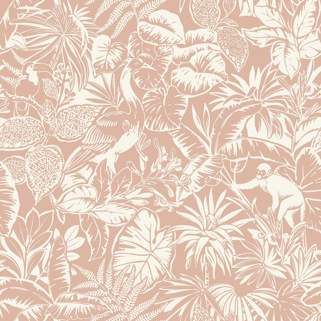 York Corcovado Coral Jungle Jamboree Wallpaper