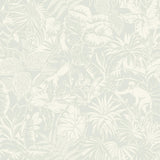 York Corcovado Aqua Jungle Jamboree Wallpaper