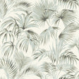 York Manaus Aqua Palm Frond Wallpaper