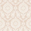 York Helm Damask Blush Floral Medallion Wallpaper