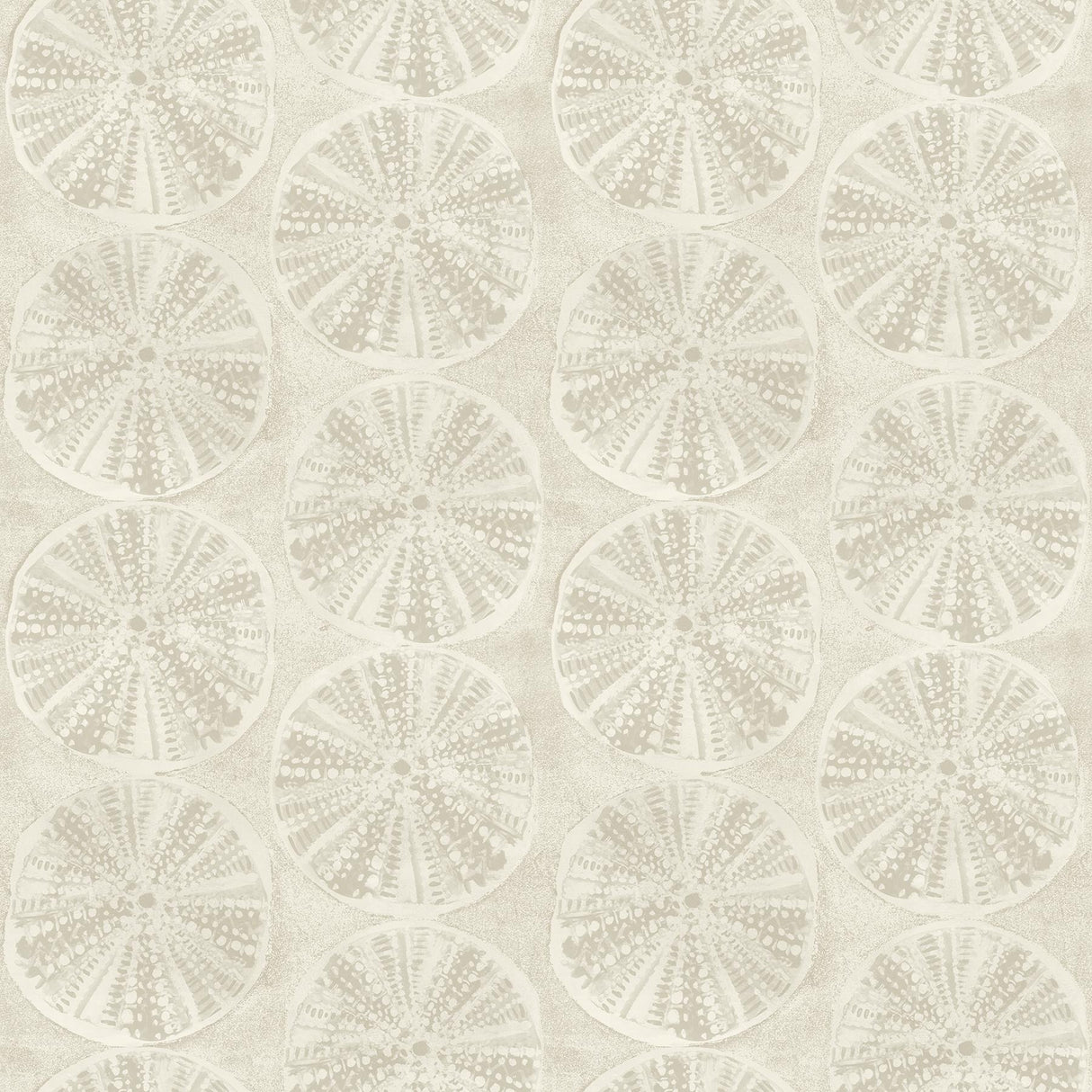 York Sea Biscuit Beige Sand Dollar Wallpaper