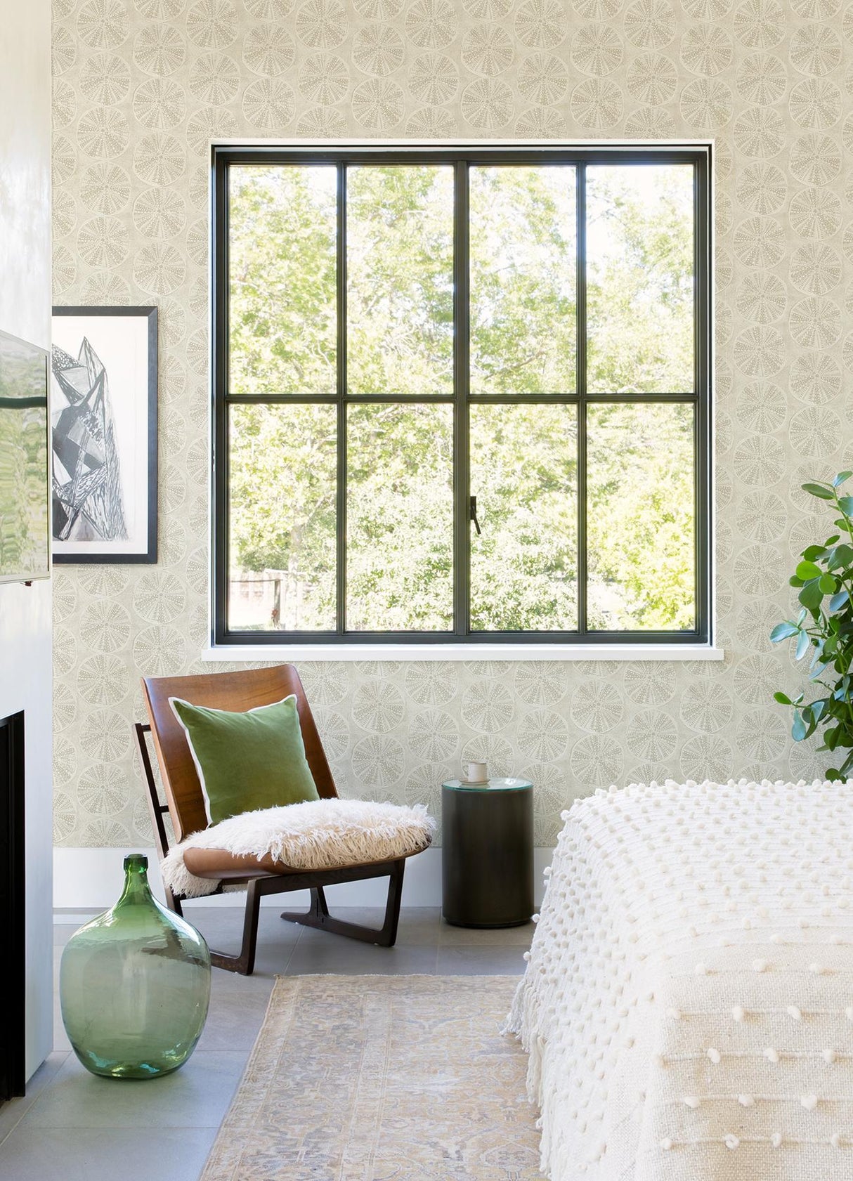 York Sea Biscuit Beige Sand Dollar Wallpaper