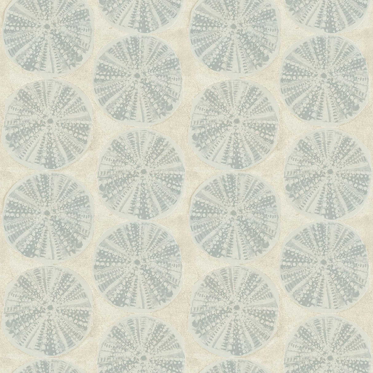 York Sea Biscuit Aqua Sand Dollar Wallpaper