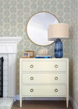 York Sea Biscuit Aqua Sand Dollar Wallpaper