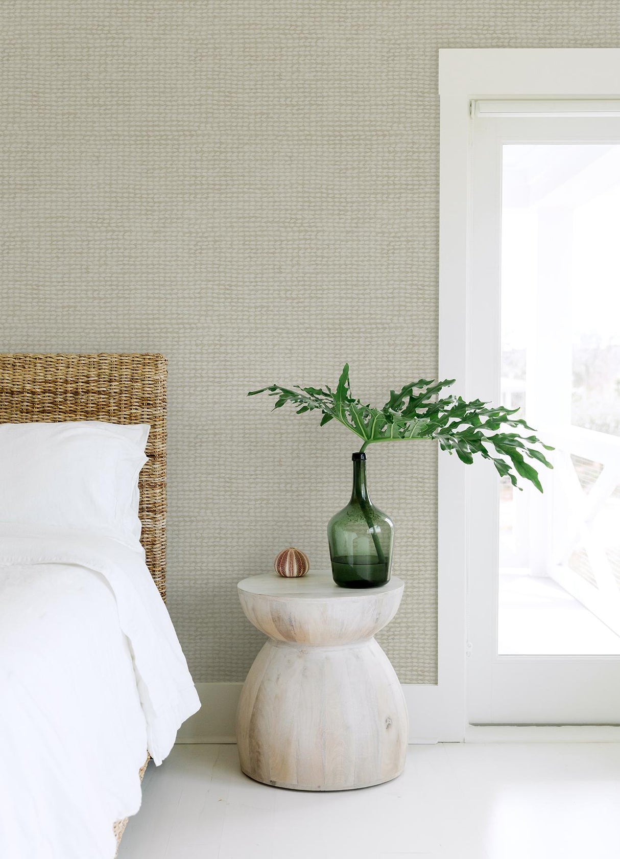 York Wellen Light Grey Abstract Rope Wallpaper