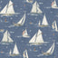 York Leeward Navy Sailboat Wallpaper