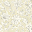 York Plumeria Yellow Floral Trail Wallpaper
