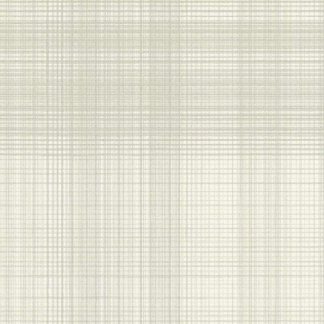 York Madras Aqua Plaid Wallpaper