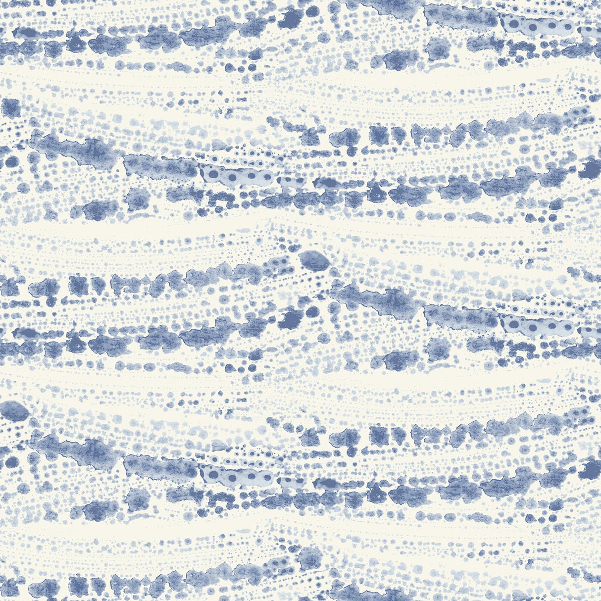 York Rannell Navy Abstract Scallop Wallpaper