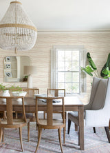 York Rannell Peach Abstract Scallop Wallpaper