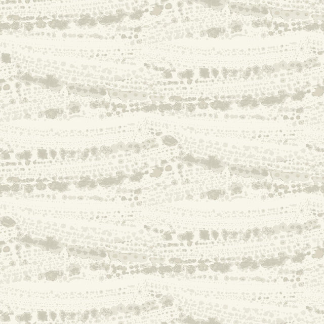 York Rannell Beige Abstract Scallop Wallpaper