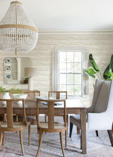 York Rannell Beige Abstract Scallop Wallpaper