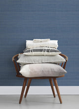 York Spinnaker Navy Netting Wallpaper