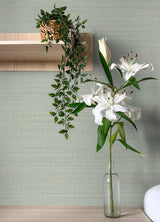 York Spinnaker Aqua Netting Wallpaper