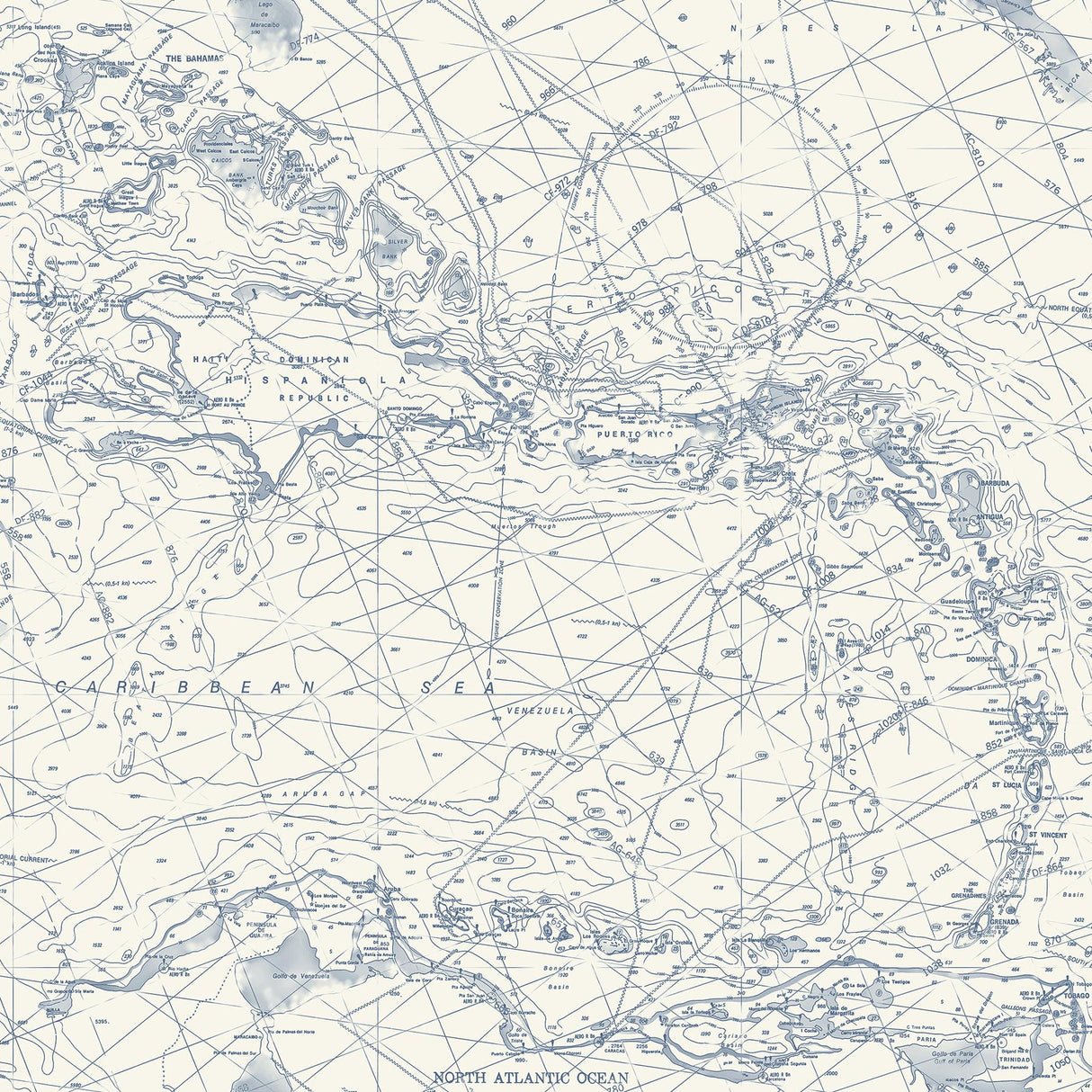 York Charts Navy Nautical Chart Wallpaper