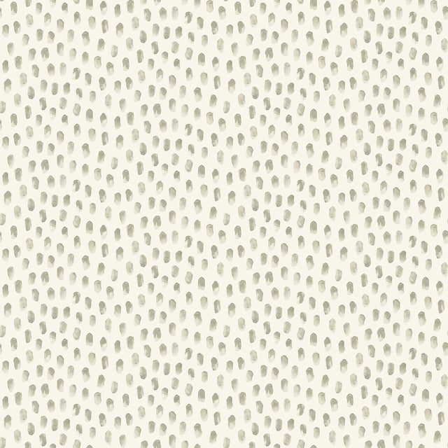 York Sand Drips Grey Painted Dots Wallpaper