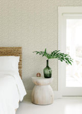 York Sand Drips Grey Painted Dots Wallpaper