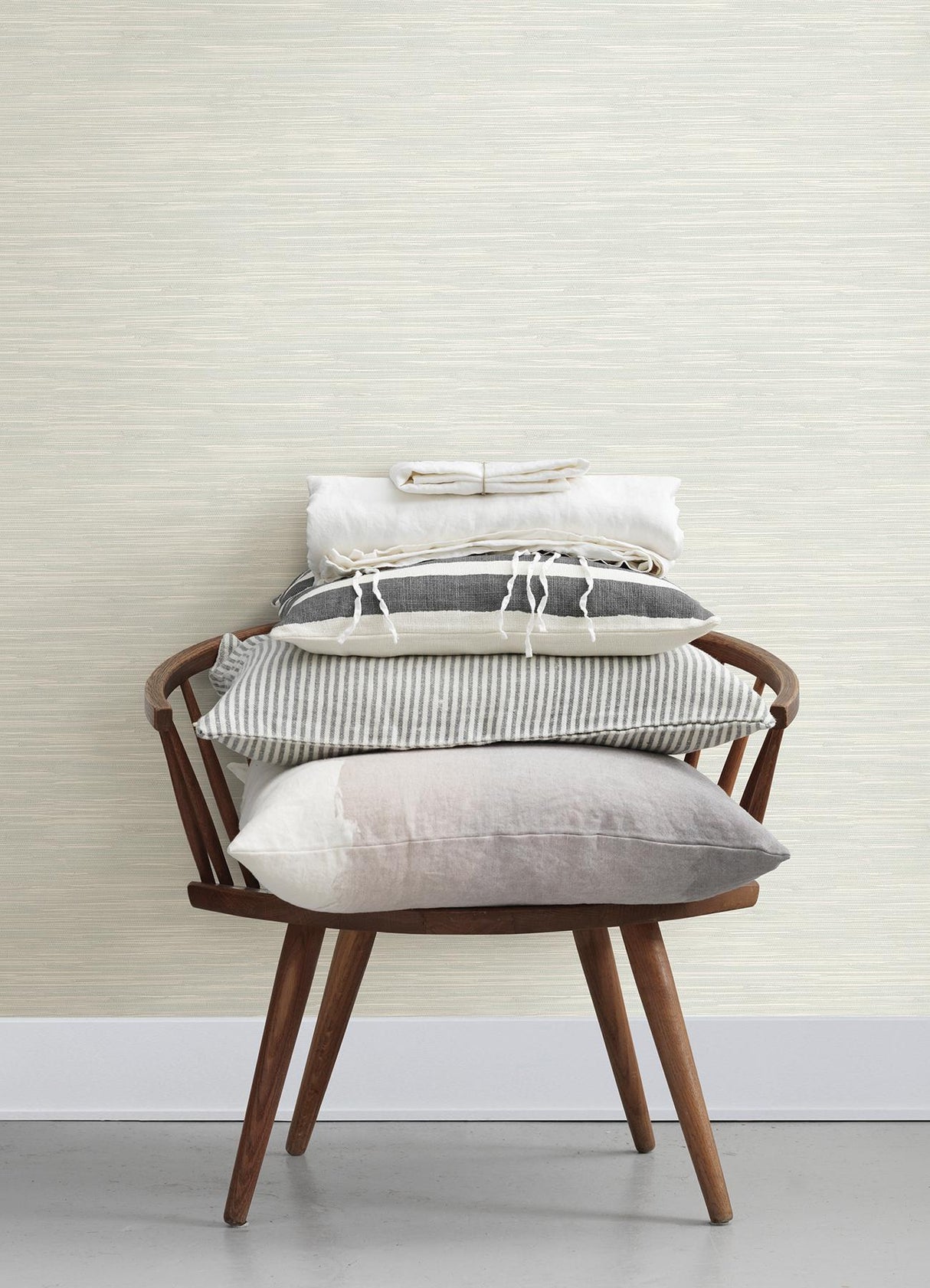 York Grassweave Aqua Imitation Grasscloth Wallpaper