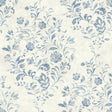 York Isidore Blue Scroll Wallpaper