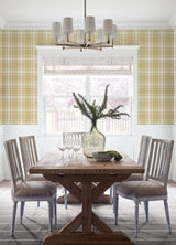 York Antoine Wheat Flannel Wallpaper
