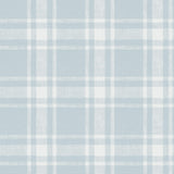 York Antoine Sky Blue Flannel Wallpaper