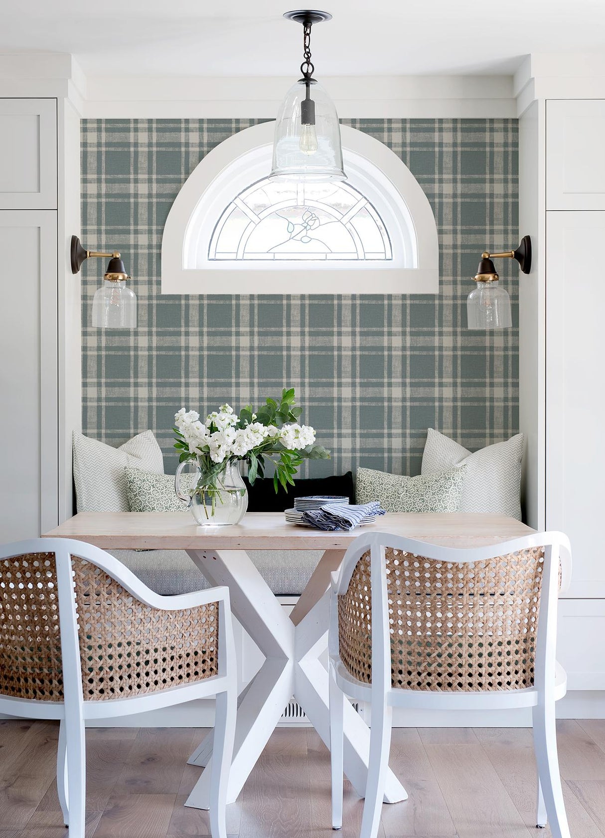 York Antoine Denim Flannel Wallpaper