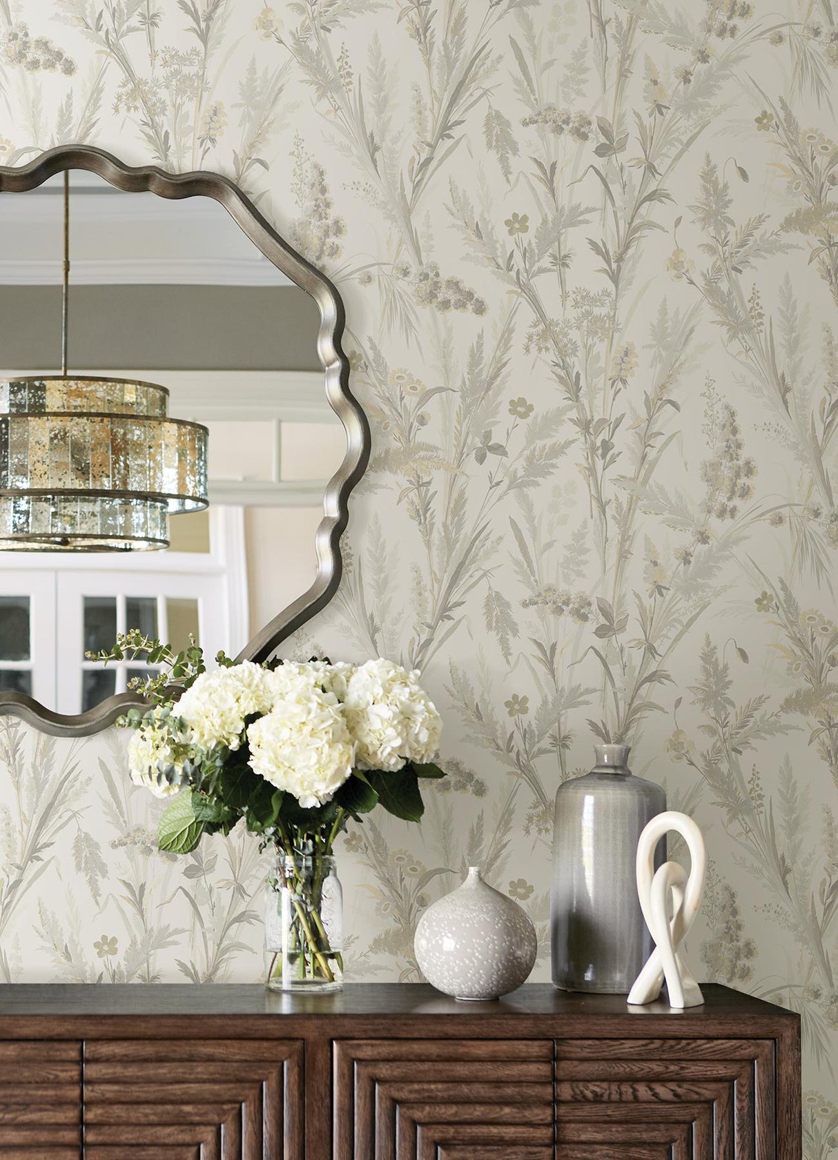 York Hillaire Wheat Meadow Wallpaper