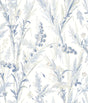 York Hillaire Navy Meadow Wallpaper