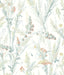 York Hillaire Teal Meadow Wallpaper