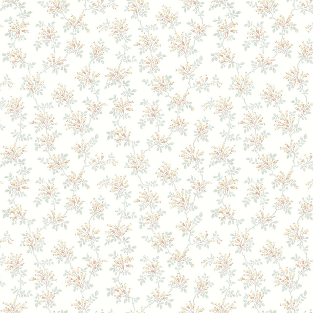 York Sofiane Yellow Botanical Trail Wallpaper