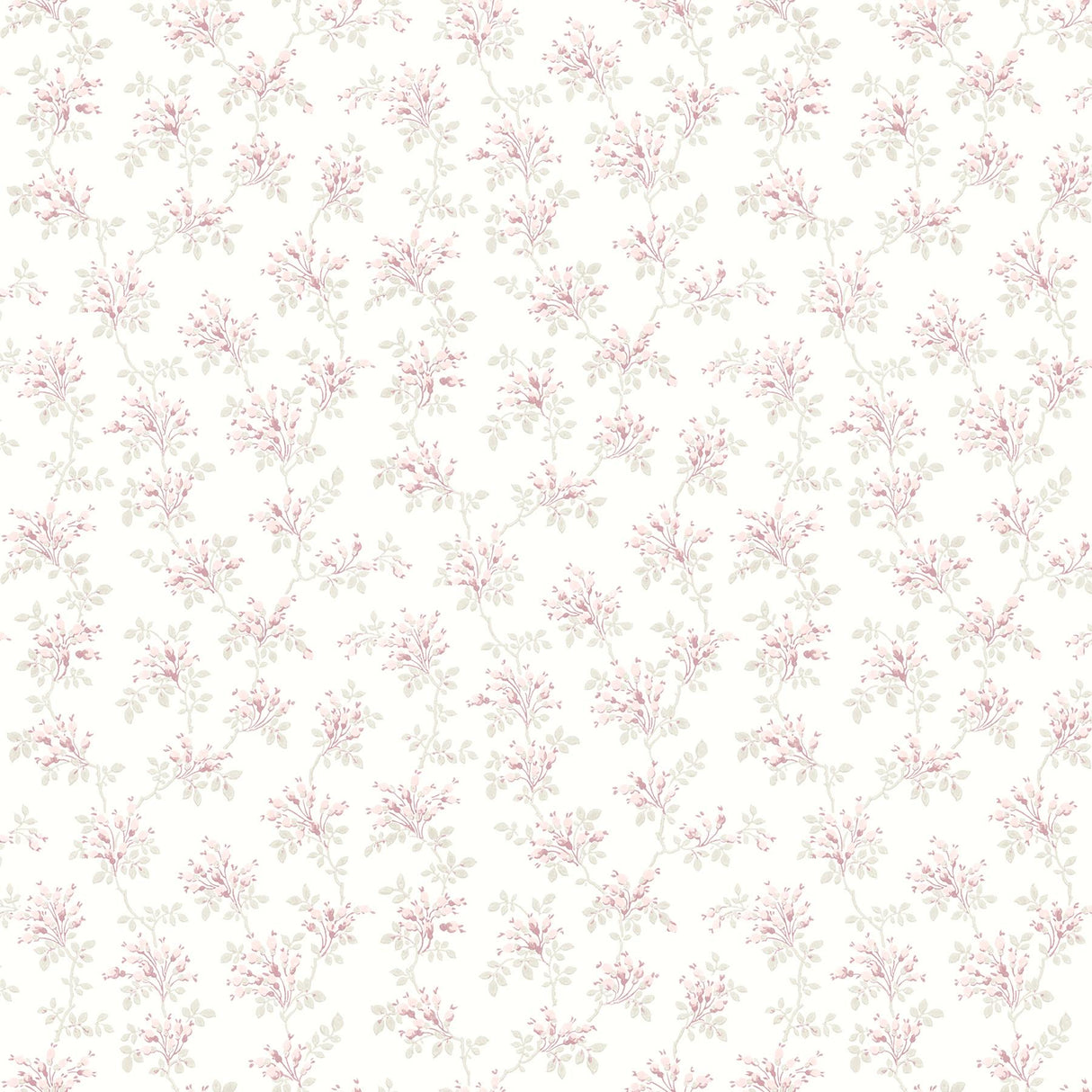 York Sofiane Pink Botanical Trail Wallpaper
