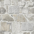 York Axelle Light Grey Stone Wallpaper