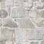 York Axelle Light Grey Stone Wallpaper